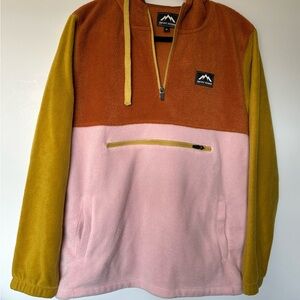 Colorblock Fleece Pullover